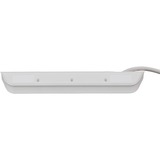 Brennenstuhl 1153590420, Regleta blanco/Acero fino