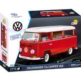 COBI Volkswagen T2a Camper Van Executive Edition, Juegos de construcción rojo/blanco