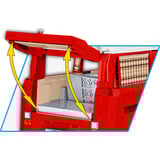 COBI Volkswagen T2a Camper Van Executive Edition, Juegos de construcción rojo/blanco