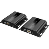 Digitus Set extensor HDMI IP PoE, Alargador de HDMI negro