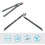 GARDENA Tijeras para ramas EnergyCut Pro L, Tijeras de podar gris/Turquesa