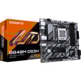 GIGABYTE B840M DS3H Placa base - Procesadores AMD Ryzen 9000, VRM de 8+2+2 fases, hasta 8200 MHz DDR5, 2xPCIe 4.0 M.2, LAN 2.5GbE, USB 3.2 Gen 1 VRM de 8+2+2 fases, hasta 8200 MHz DDR5, 2xPCIe 4.0 M.2, LAN 2.5GbE, USB 3.2 Gen 1, AMD, Zócalo AM5, AMD Ryzen 7000 Series, AMD Ryzen 8000 Series, AMD Ryzen 9000 Series, Zócalo AM5, DDR5-SDRAM, 256 GB