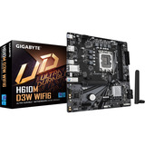 GIGABYTE H610M D3W WF6, Placa base negro/Gris