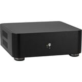 Inter-Tech ITX A60 Mini Tower Negro 60 W, Caja HTPC negro, Mini Tower, PC, Negro, ITX, Aluminio, 4 cm