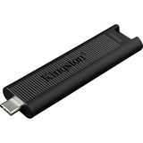 Kingston DataTraveler 512GB Max 1000R/900W USB 3.2 Gen 2, Lápiz USB negro, 512 GB, USB Tipo C, 3.2 Gen 2 (3.1 Gen 2), 1000 MB/s, Deslizar, Negro