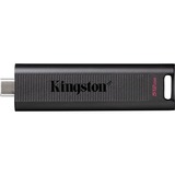 Kingston DataTraveler 512GB Max 1000R/900W USB 3.2 Gen 2, Lápiz USB negro, 512 GB, USB Tipo C, 3.2 Gen 2 (3.1 Gen 2), 1000 MB/s, Deslizar, Negro