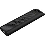 Kingston DataTraveler Max unidad flash USB 512 GB USB Tipo C Negro, Lápiz USB negro, 512 GB, USB Tipo C, 1000 MB/s, Deslizar, 12 g, Negro