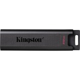 Kingston DataTraveler Max unidad flash USB 512 GB USB Tipo C Negro, Lápiz USB negro, 512 GB, USB Tipo C, 1000 MB/s, Deslizar, 12 g, Negro