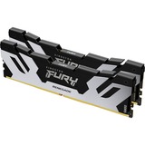 Kingston FURY FURY 32 GB 6400 MT/s DDR5 CL32 DIMM (Kits de 2) Renegade Silver, Memoria RAM negro/Plateado, 32 GB, 2 x 16 GB, DDR5, 288-pin DIMM
