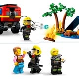 LEGO Camión de Bomberos 4x4 con Barco de Rescate, Juegos de construcción Juego de construcción, 5 año(s), Plástico, 301 pieza(s), 552 g