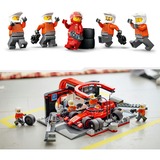 LEGO City Parada en Boxes de F1® y Equipo de Mecánicos con Coche Ferrari, Juegos de construcción Juego de construcción, 6 año(s), Plástico, 322 pieza(s), 600 g