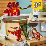 LEGO Creator 3 en 1 Dinosaurio Salvaje, Juegos de construcción 
