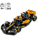 LEGO Speed Champions Coche de Carreras de Fórmula 1 McLaren 2023, Juegos de construcción Juego de construcción, 9 año(s), Plástico, 245 pieza(s), 278 g