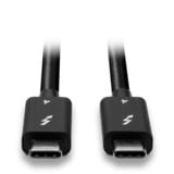 Lindy 31120 cable Thunderbolt 1 m 40 Gbit/s Negro negro, Masculino, Masculino, 1 m, Negro, Níquel/dorado, 40 Gbit/s