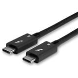 Lindy 31120 cable Thunderbolt 1 m 40 Gbit/s Negro negro, Masculino, Masculino, 1 m, Negro, Níquel/dorado, 40 Gbit/s