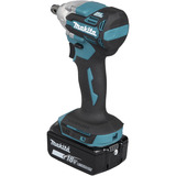 Makita Atornillador de impacto a batería DTW210Z, 18 Voltios, Tornillo de percusión azul/Negro