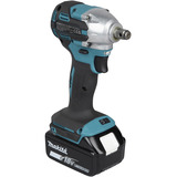 Makita Atornillador de impacto a batería DTW210Z, 18 Voltios, Tornillo de percusión azul/Negro
