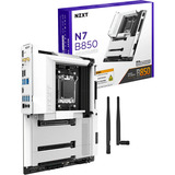 NZXT N7 B850 White, Placa base 