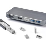 SMARTKEEPER ESSENTIAL Cerradura DisplayPort (DL04) + Llave de bloqueo Mini (U04), Cerradura insertable 