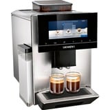 Siemens TQ903D03 cafetera eléctrica Totalmente automática Máquina espresso 2,3 L, Superautomática acero fino/Negro, Máquina espresso, 2,3 L, Granos de café, Molinillo integrado, 1500 W, Acero inoxidable
