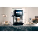 Siemens TQ903D03 cafetera eléctrica Totalmente automática Máquina espresso 2,3 L, Superautomática acero fino/Negro, Máquina espresso, 2,3 L, Granos de café, Molinillo integrado, 1500 W, Acero inoxidable
