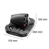 Thrustmaster Sol-R 6 Throttle, La válvula reguladora negro, Simulador de Vuelo, PC, Analógico/Digital, Alámbrico, USB, USB Tipo C