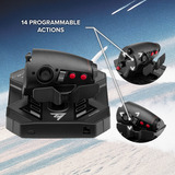 Thrustmaster Sol-R 6 Throttle, La válvula reguladora negro, Simulador de Vuelo, PC, Analógico/Digital, Alámbrico, USB, USB Tipo C