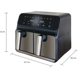 Unold 58685, Freidora de aire caliente negro/Acero fino
