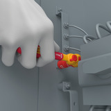 Wera 8100 SA VDE 1 Juego de carraca Zyklop, 1/4", Kit de herramientas negro/Verde