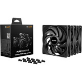 be quiet! Pure Wings 3 120mm | PWM high-speed Triple Pack Carcasa del ordenador Ventilador 12 cm Negro 3 pieza(s) negro, Ventilador, 12 cm, 2100 RPM, 101,2 m³/h, Negro