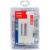 fischer Meister-Box DuoHM tacos para cavidades + tornillo de cabeza avellanada PZ, Pasador 