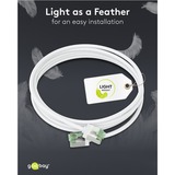 goobay Cable de parche ultraflexible Cat.8.1 slim, U/FTP blanco