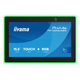 iiyama TW1625LASC-B3PNR pantalla para sala de reuniones 39,6 cm (15.6") 1920 x 1080 Pixeles LED Wi-Fi 6 (802.11ax), Wi-Fi 5 (802.11ac), Wi-Fi 4 (802.11n), 802.11g, 802.11a, 802.11b Negro Bluetooth, Pantalla de gran formato negro (mate), 39,6 cm (15.6"), 1920 x 1080 Pixeles, LED, 0,1792 x 0,1792 mm, 20 ms, 390 cd / m²