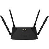 ASUS RT-AX53U router inalámbrico Gigabit Ethernet Doble banda (2,4 GHz / 5 GHz) Negro negro, Wi-Fi 6 (802.11ax), Doble banda (2,4 GHz / 5 GHz), Ethernet, 3G, Negro, Router de sobremesa
