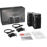 ASUS ZenWiFi Pro ET12 Tribanda (2.4 GHz / 5 GHz / 6 GHz) Wi-Fi 6E (802.11ax) Negro 3 Interno, Punto de acceso negro, Negro, Interno, Poder, Estado, Tribanda (2.4 GHz / 5 GHz / 6 GHz), Wi-Fi 6E (802.11ax), 802.11a, 802.11b, 802.11g, Wi-Fi 4 (802.11n), Wi-Fi 5 (802.11ac), Wi-Fi 6 (802.11ax), Wi-Fi 6E...