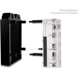 Alphacool Montaje Core Push 50mm, Fijación/Instalación negro/Plateado