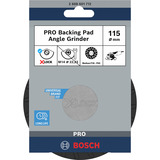 Bosch 2 608 601 712 accesorio para amoladora angular Almohadilla de apoyo, Plato lijador Almohadilla de apoyo, 11,5 cm, Bosch, Negro, 13300 RPM, Plástico