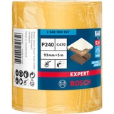 Bosch 2 608 900 907 papel de lija Rollo abrasivo 1 pieza(s), Hoja de lija Rollo abrasivo, Eliminación de pintura, Madera, Marrón, 93 mm, 5 m