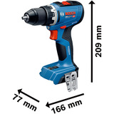 Bosch Atornillador inalámbrico GSR 18V-65 Professional, 18 Voltios, Taladro/destornillador azul