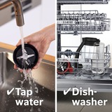 Bosch Serie 4 MMB6177S licuadora 1,5 L Batidora de vaso 1200 W Negro, Plata, Batidora depie plateado/Negro, Batidora de vaso, 1,5 L, Función de impulso, Picahielos, 1 m, 1200 W