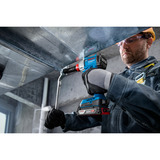 Bosch Set de atornillador de impacto inalámbrico GDX 18 voltios 285 Nm con 2 baterías 5,0 Ah y juego de puntas de 31 piezas en L-BOXX, Kit de herramientas en caja
