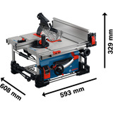 Bosch Sierra circular de mesa GTS 70-216 Professional azul/Plateado