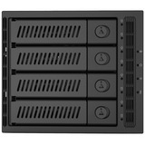 Chieftec CMR-3141SAS panel bahía disco duro Negro, Backplane  negro, Negro, SECC, 1 Ventilador(es), 8 cm, 12 Gbit/s, 146 mm