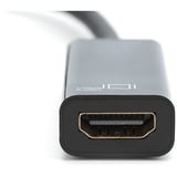 Digitus Adaptador / Convertidor de DisplayPort a HDMI negro