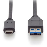 Digitus Cable de conexión USB 3.2 Gen 2 USB-A > USB-C negro
