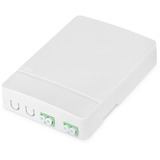 Caja FTTH con 2x acoplador LC/APC DX, Caja/Carcasa