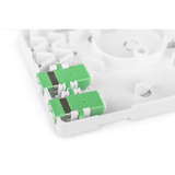 Digitus Caja FTTH con 2x acoplador LC/APC DX, Caja/Carcasa blanco