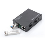 Digitus Convertidor de medios 10 Gigabit negro