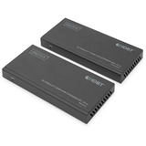 Digitus Set extensor HDMI KVM 4K HDBaseT, Alargador de HDMI negro