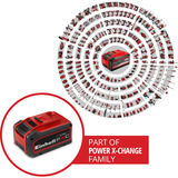 EINHELL Batería Power-X-Change Plus Multi-Ah 18 Voltios 5,0 a 8,0 Ah rojo/Negro